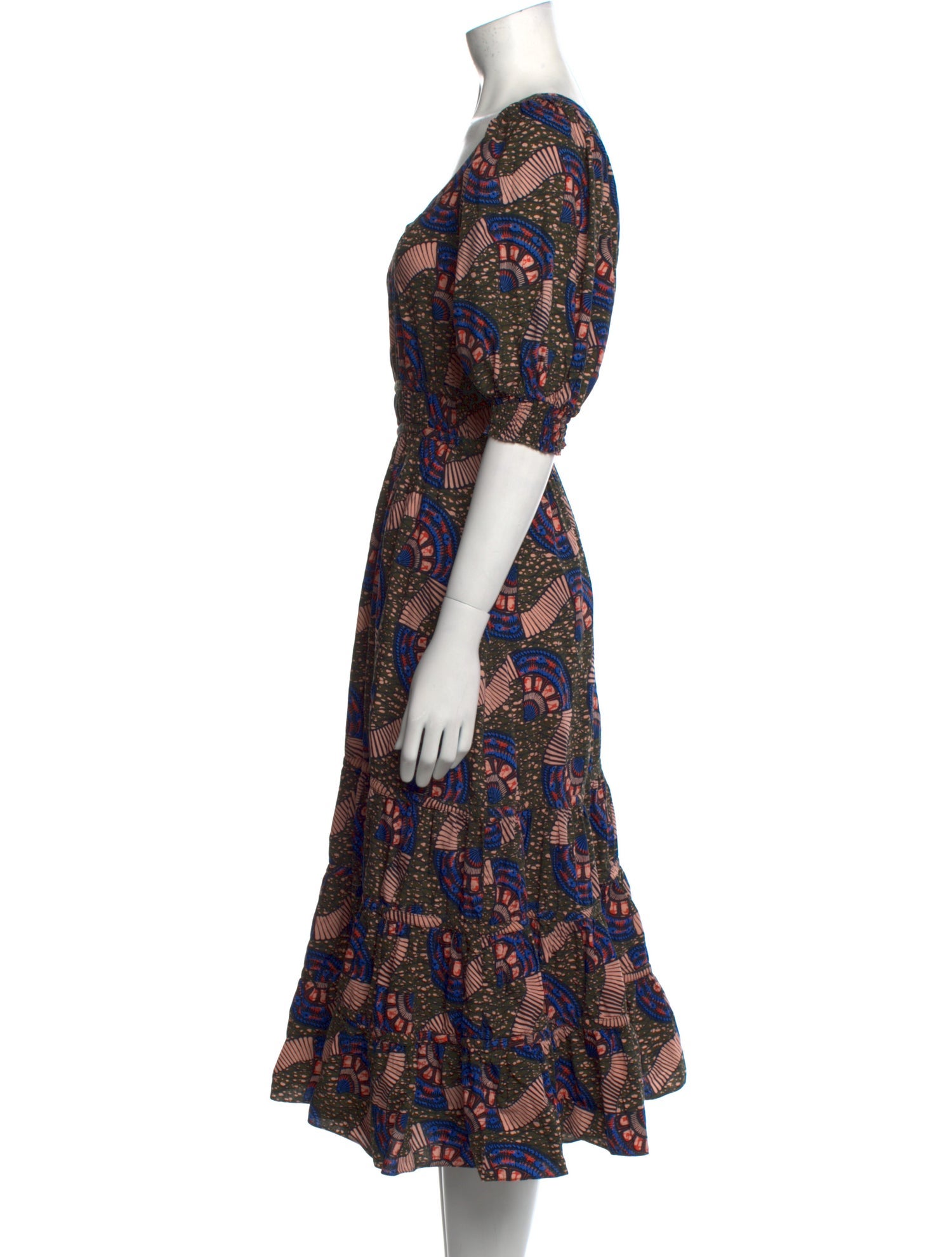 Ulla Johnson Printed Midi Length Dress